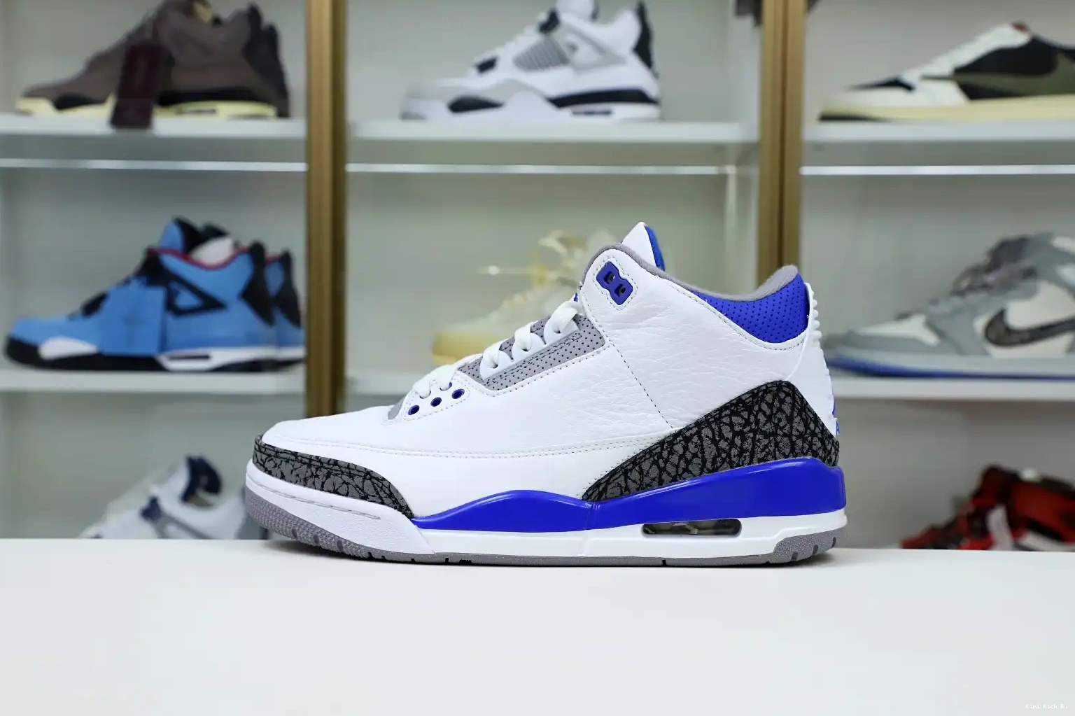 AIR BLUE' RETRO 3 JORDAN 'RACER Kimikick 0723